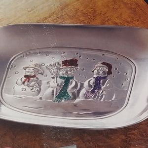 CHRISTMAS BREAD TRAY.